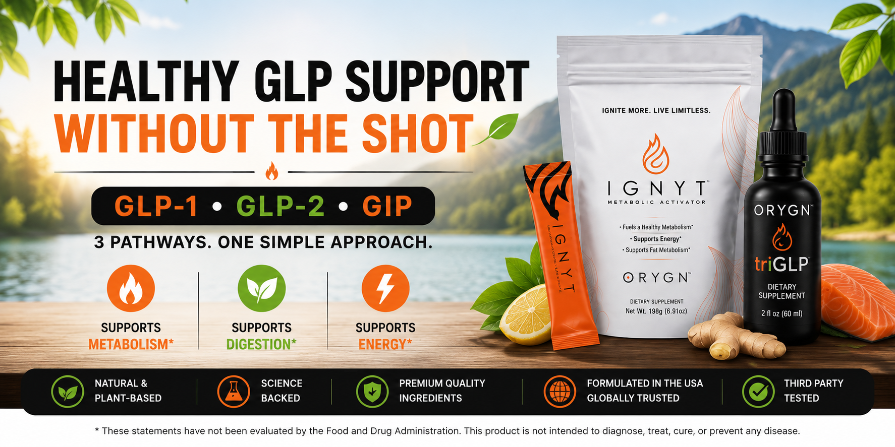 Healthy GLP Support Without the Shot — GLP-1, GLP-2, GIP — 3 Pathways, One Simple Approach